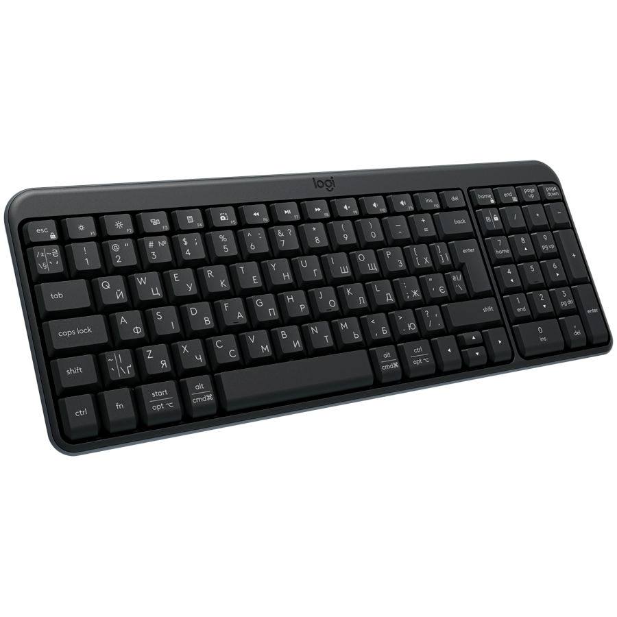 Клавіатура Logitech K250 Bluetooth UA Graphite (920-013822)